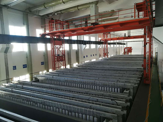 품질  1000 Ton Manual Anodizing Production Line 10µM - 12µM Micron 공장