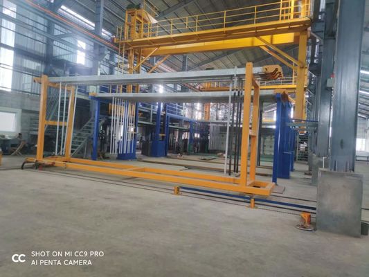 좋은 가격 3000T / 월 반 자동 고화 생산 라인 6500mm 최대 프로파일 길이 온라인으로