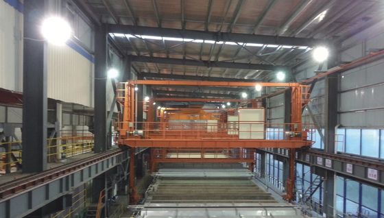 마나우들 래킹 시스템과 자동화된 수직 양극화 라인