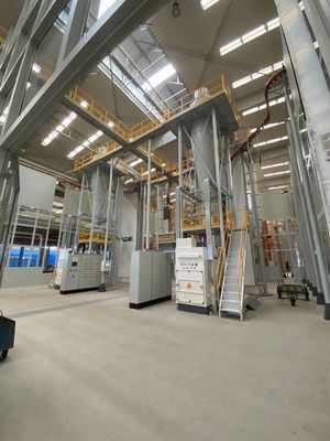 자동화된 산업적 분말 코팅 라인 수직 알루미늄 프로필