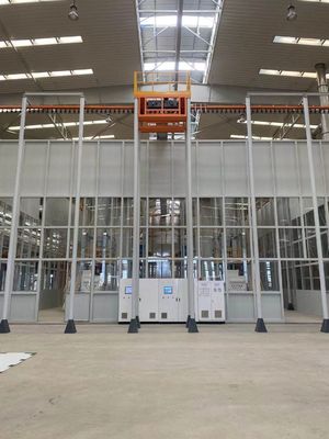 자동화된 산업적 분말 코팅 라인 수직 알루미늄 프로필