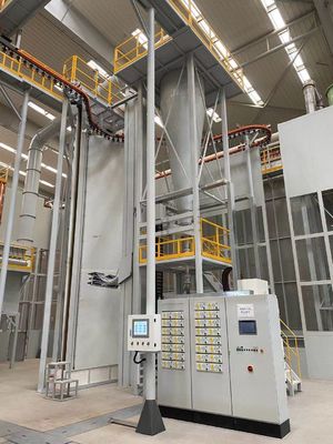 자동화된 산업적 분말 코팅 라인 수직 알루미늄 프로필