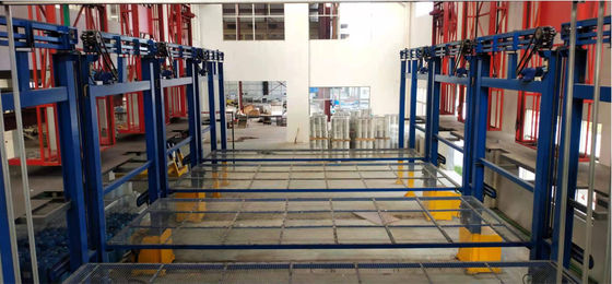 전력 자동화된 양극화 라인 공정 수평선상 아노디딩 전선