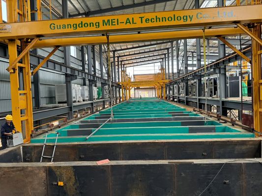 정밀한 애노딩 프로세스를 위해 사용자 정의 가능한 3HP-380V/50HZ 애노딩 라인