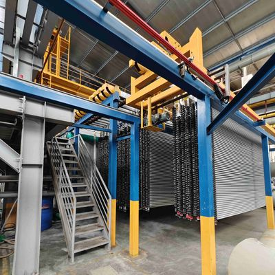 저에너지 소비 1000톤/월 알루미늄 프로파일 산화 처리 시스템