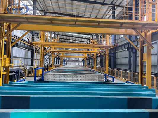 좋은 가격 500T/M 대형 부품용 양극 산화 라인 온라인으로