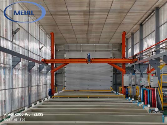 좋은 가격 Horizontal Anodizing Production Line with 5-15μm Film Thickness Uniformity and ±0.5℃ Temperature Precision 온라인으로