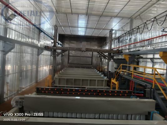 좋은 가격 천연가스 전력으로 고품질의 문 및 창문 프로파일을 위한 500T/M 고화질 생산 라인 온라인으로