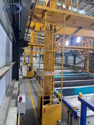 좋은 가격 100-3000T/M의 고 용량 6063 6061 7075 알루미늄 합금용 안오디제이션 생산 라인 온라인으로