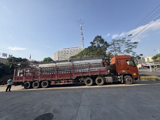 좋은 가격 150 T / 월 용량 산화 생산 라인 6500mm 최대 프로필 길이와 8-12μm 안오딩 필름 두께 온라인으로