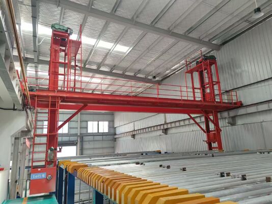 좋은 가격 40 Tons/Month Semi-Automatic Hard Anodizing Production Line for Automotive Parts with 25–80 μm Film Thickness 온라인